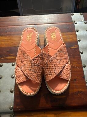 Franco Sarto Coral Snake-Texture Slide Mules